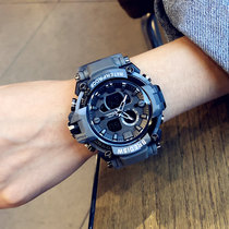Tide brand fashion trend ulzzang watch male and female students Korean version of simple camouflage electronic watch sports waterproof