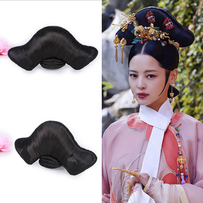 The Qing Dynasty Ancient Costume Wig and TV such as the Lady of the same section of the banner Zhou Xun Empress Empress Guifei Princess Guido Concubine Hair