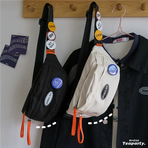 Японская брендовая спортивная поясная сумка, нагрудная сумка, универсальная сумка через плечо, Южная Корея
