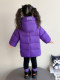 Girls' Down Jacket Winter Clothes Children's Western Style Cotton Jacket Jacket 90 Fleece 2025 New Baby Mid-Length Thickened Cotton Jacket