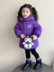 Girls' Down Jacket Winter Clothes Children's Western Style Cotton Jacket Jacket 90 Fleece 2025 New Baby Mid-Length Thickened Cotton Jacket