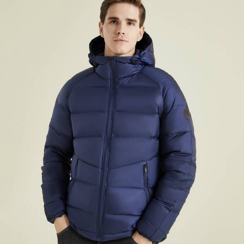 Norwegian Heavy-Duty 500 Euro Outdoor Peak 600 Fill Power Graphene Temperature-Locking Layer 95% White Duck down Hooded Warm down Jacket