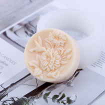 Love Soap Workshop Report Delight Small Birds Three-dimensional DIY Handmade Soap Round Silicone Gel Die Soap Silicone Mold