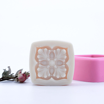Love Soap Workshop DIY Handmade Soap Square Simple Flower Silicone Mold Easy Release Film Solid Silicone Gel Mold