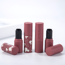 Ai Zaofang high-grade bean paste matte round lipstick tube DIY handmade lipstick empty tube need 12 1 caliber 1