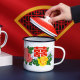 Enamel cup nostalgic classic mug wedding candy thickened instant noodle cup with lid enamel cup ຂະ​ຫນາດ​ໃຫຍ່​ຄວາມ​ອາດ​ສາ​ມາດ​ຂະ​ຫນາດ​ໃຫຍ່​ທີ່​ມີ​ອາ​ຍຸ​ເຫລໍກ jar ຊາ