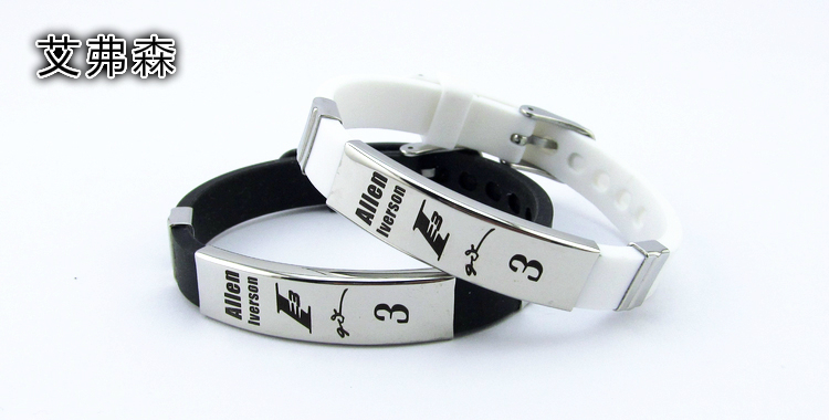Người hâm mộ bóng rổ Kobe Curry Owen James Iverson Harden All-Star Night Light Sports Bracelet 	quần áo bóng rổ trẻ em giá rẻ	