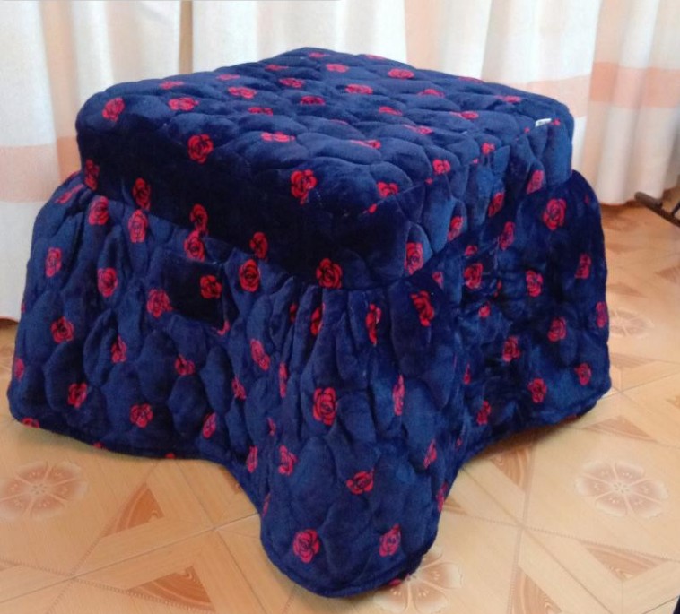 Flannel Cornel Velvet Pyjamas Fabric Thickened clip cotton bifacial suede baking fire covered with grilled fire cover 70 * width 70 * height 65