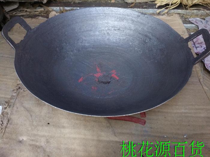 Traditional old fashioned iron pan livpan raw pan cast iron hanging pan farmhouse flavor cast iron pan common dry pan