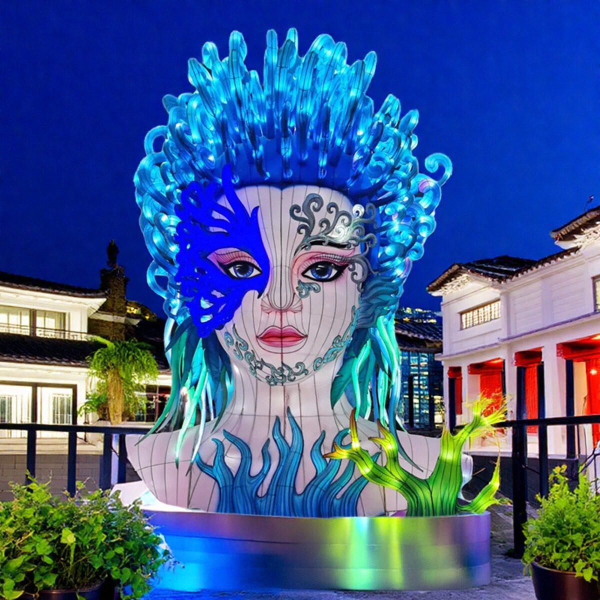 元宵节花灯2025年春节节日大型传统非遗灯会龙造型灯非遗花灯彩灯：点亮节日气氛的璀璨明珠🏮 -花灯-淘宝百科网