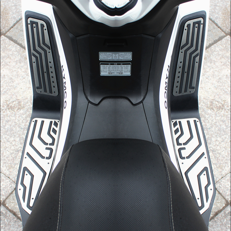 Suitable for light sun racing boat 250300400 modified foot pedal boutique metal foot tread footbed stainless steel cushion