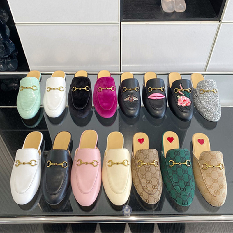 Women's Slip-On Mules with Horsebit Buckle, Genuine Leather Flat Shoes, Fashionable Trendy Lazy Sandals for Spring 2026