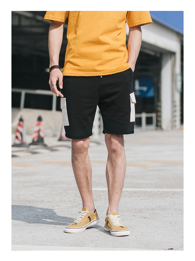 Quần short túi tương phản hai màu (bán ít hơn 88 nhân dân tệ) P50 Mục số: GCZ-K8139 quần short jean nam