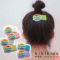 Childrens bb clip Smiley hair card primary school headdress clip Korean hair accessories Girls cute small hair clip baby accessories