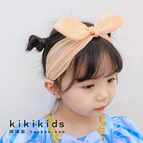 Childrens hair band Parent-child mother-daughter headband Korean glossy rabbit ear headdress Female baby summer accessories Little girl headband