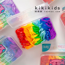 Childrens disposable rubber band headdress Girl hair ornaments Baby 100 head rope tie hair Korean version of the little girl hair rope