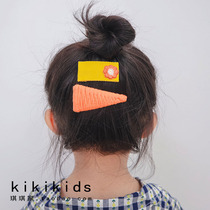 Korean childrens hair accessories small flowers cute princess headdress autumn new girl banger temperament baby hair card