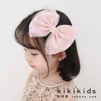 Childrens hair accessories Super fairy princess mesh big hair card girl fairy clip Childrens accessories girl Korean bangs clip