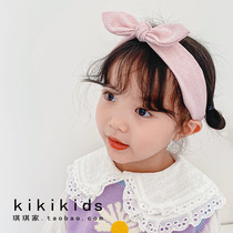 Childrens hair band girl parent-child bow hair accessories South Korea Dongdaemun baby tide take photo Foreign Air hoop accessories