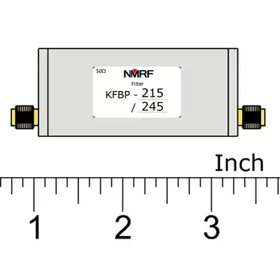 215～245MHz VHF band bandpass filter SMA interface