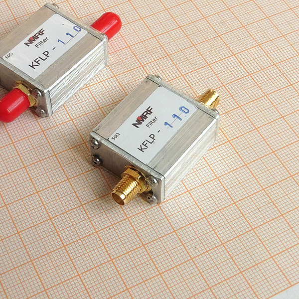 High-power low-pass filter LPF SMA 110MHz for FM radio transmitter
