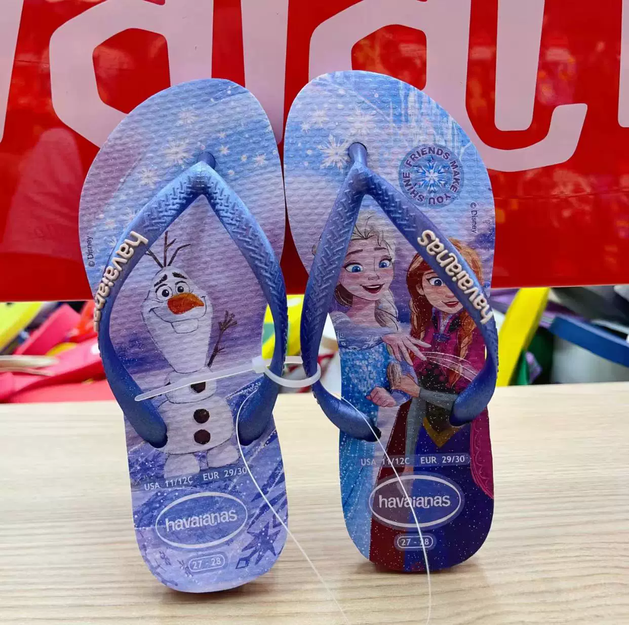 Подсчет новых товаров 26 havaianas Brazilian Havana нескользящие детские резиновые шлепанцы для девочек и детей на летний пляж