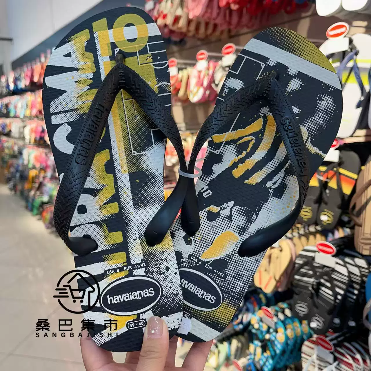 26 новых мужских бразильских подлинных шлепанцев Havaianas с резиновыми подошвами нескользящие на улице пляжные сандалии пляжные тапочки