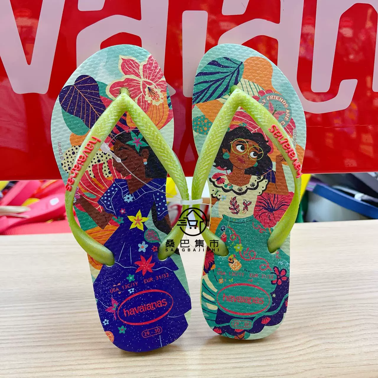 Подсчет новых товаров 26 havaianas Brazilian Havana нескользящие детские резиновые шлепанцы для девочек и детей на летний пляж