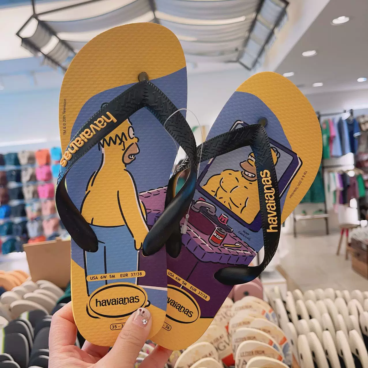 Новые Brazil Havaianas Havana персонаж человека Drag Мужские сланцы