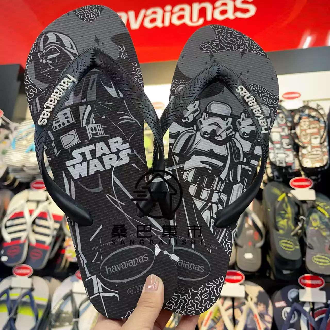 26 новых мужских бразильских подлинных шлепанцев Havaianas с резиновыми подошвами нескользящие на улице пляжные сандалии пляжные тапочки