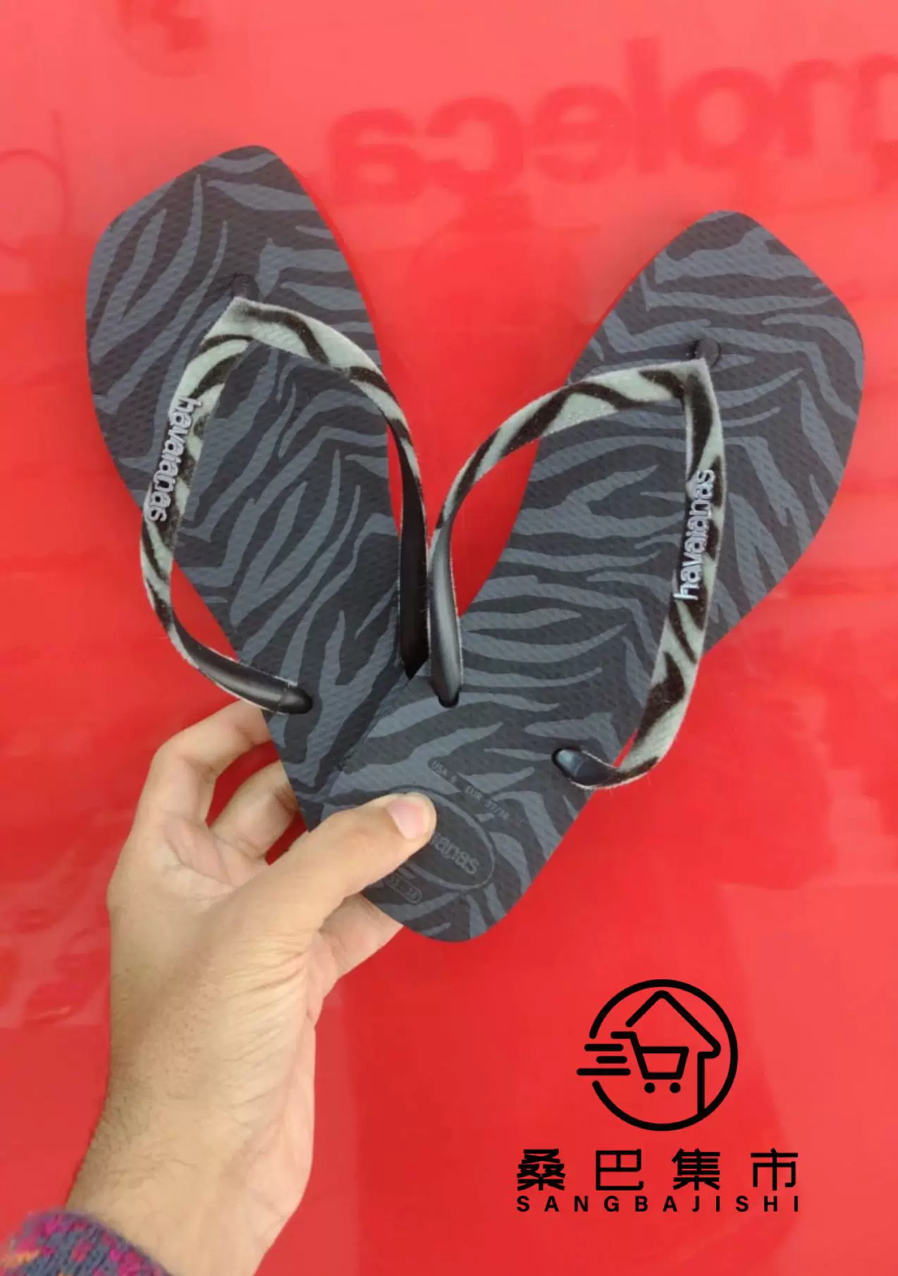 Новый HAVAIANAS леопардовые роль Velvers Гавана человек персонаж драгажат антискользящие шлепанцы для ванной комнаты
