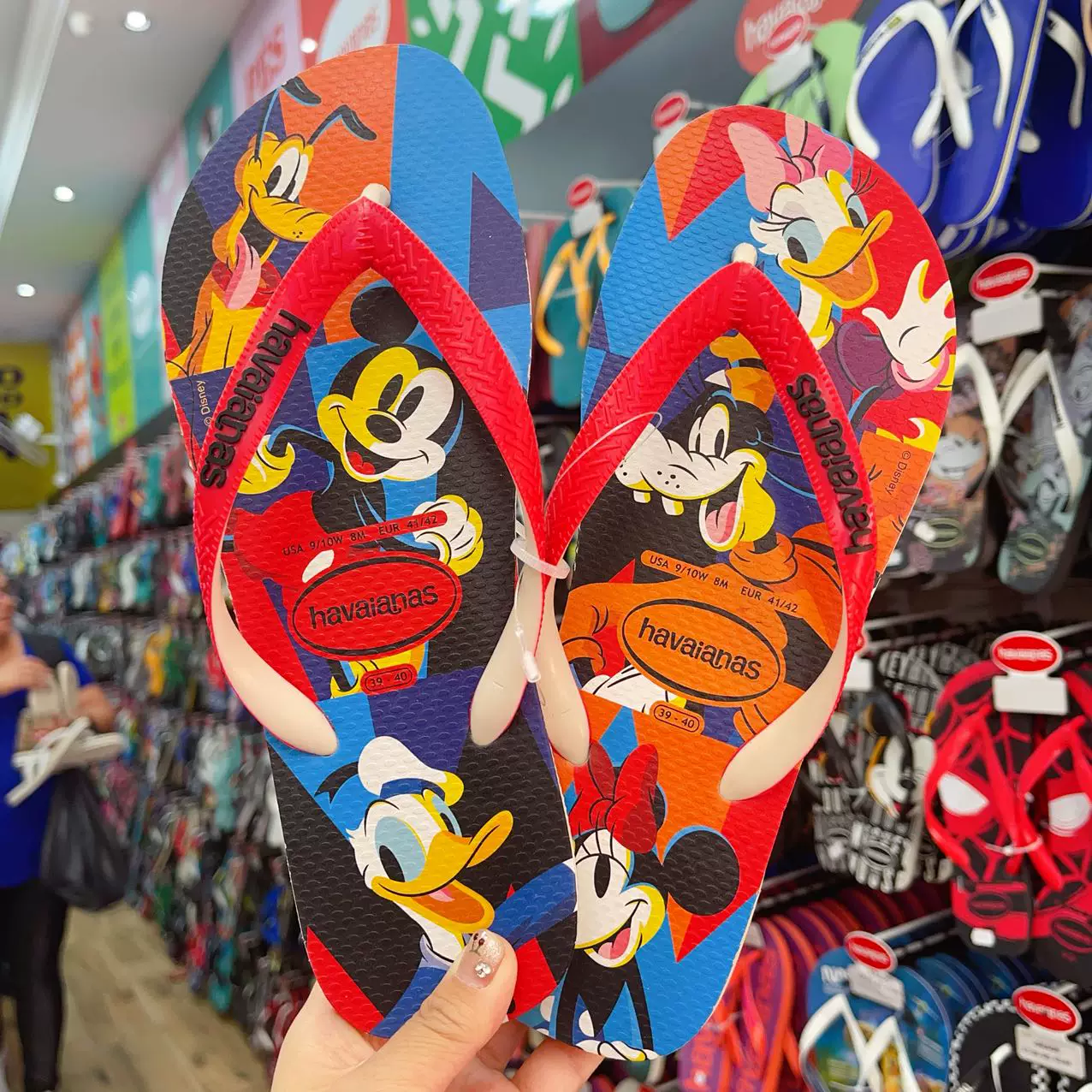 Новые Brazil Havaianas Havana персонаж человека Drag Мужские сланцы