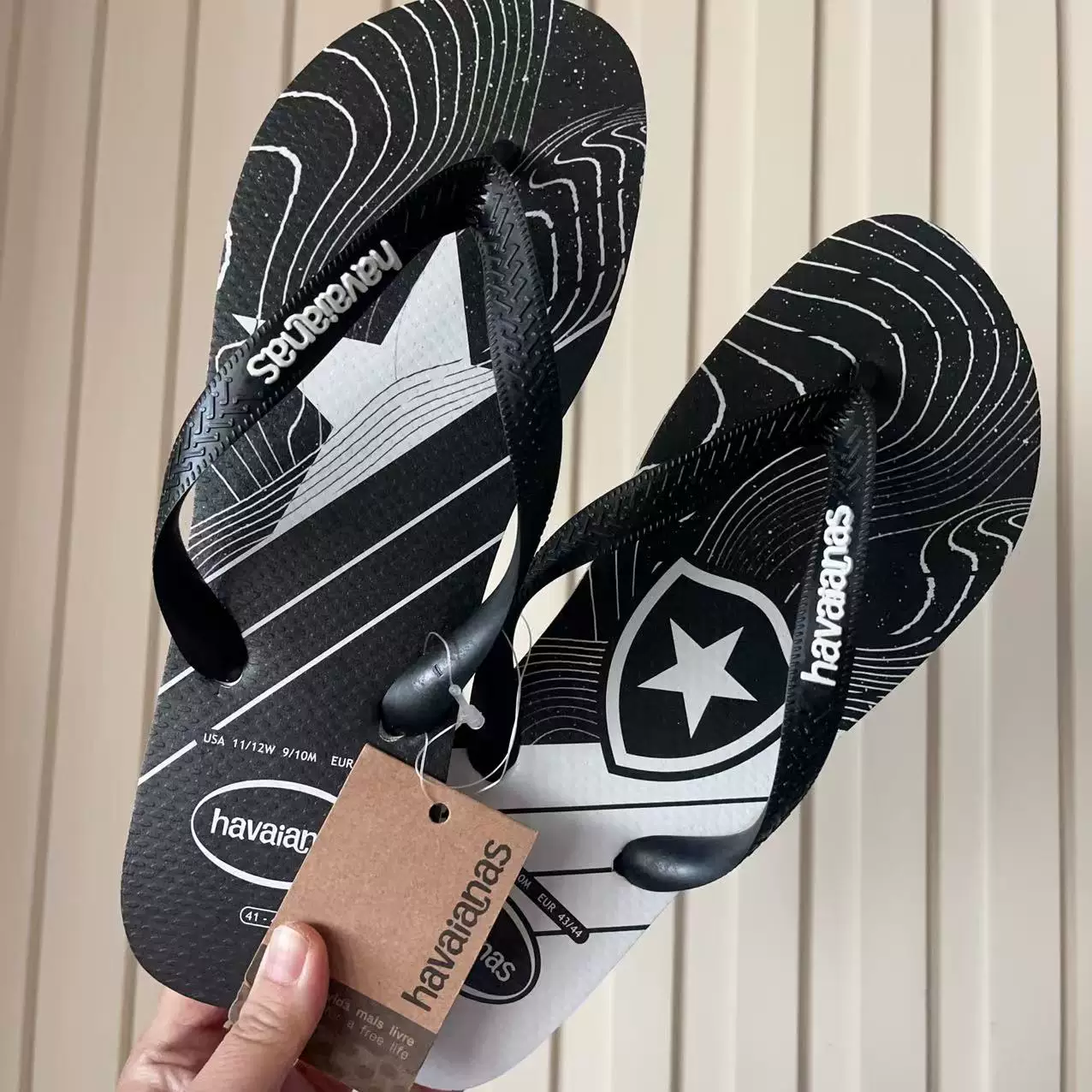 Новые Brazil Havaianas Havana персонаж человека Drag Мужские сланцы