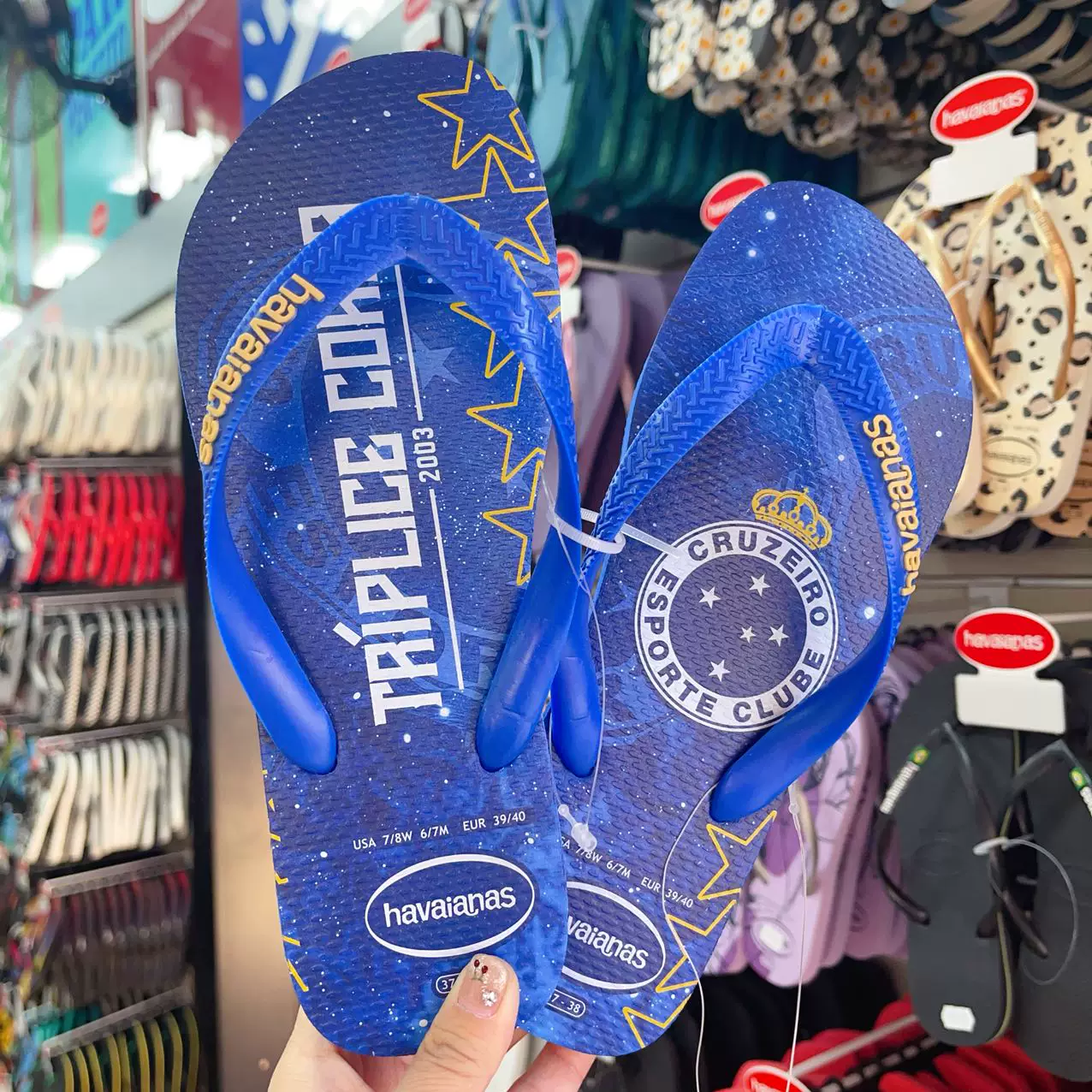 Новые Brazil Havaianas Havana персонаж человека Drag Мужские сланцы