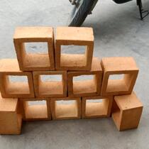 Decorative Square Hole Brick Firebrick Square Hole Plaid Refractory Brick refractory bricks Background wall Decorative Square Lattice Brick