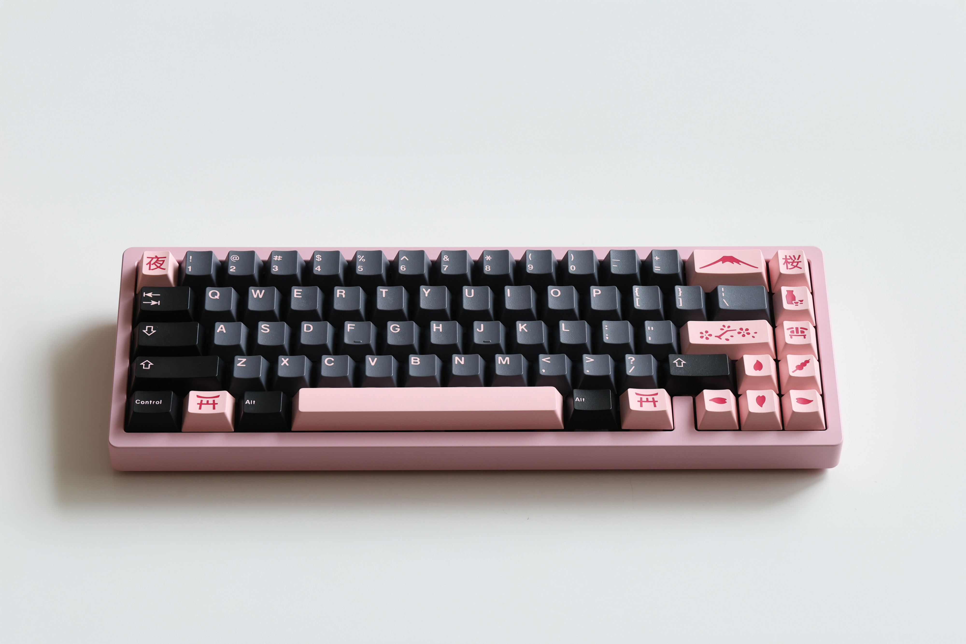 Jtk night sakura nightsakura r2 keycaps: magnetic axis aesthetics