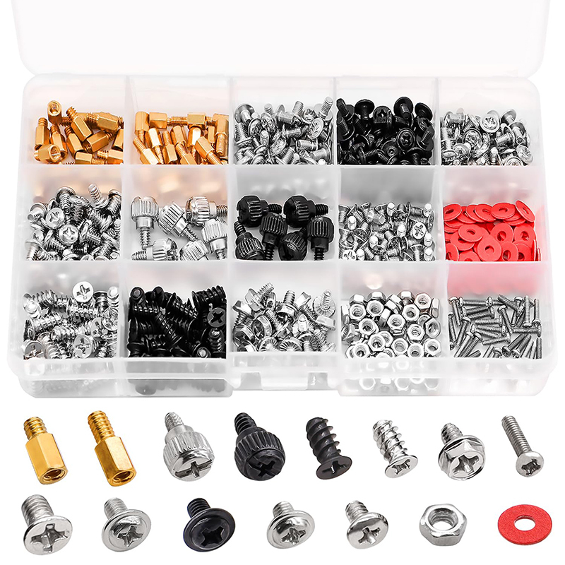 502 Desktop Computer Screw Set for Case Installation, DIY Host Power Supply, Optical Drive, Hard Drive, Motherboard Kit