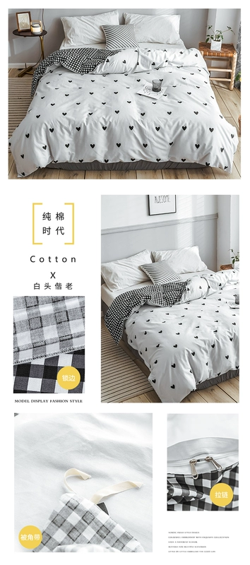 Cotton hoạt hình duy nhất chăn sản phẩm chăn che trẻ em ký túc xá chăn bông duy nhất 1.21.5 đôi 1.82.0 chăn bìa - Quilt Covers