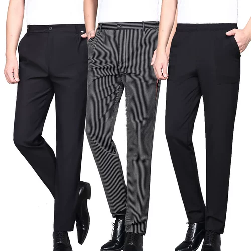 Мужские рабочие черные летние штаны