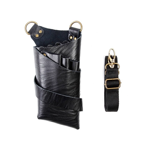 Элитная модная поясная сумка, трендовая сумка через плечо, ножницы, из натуральной кожи