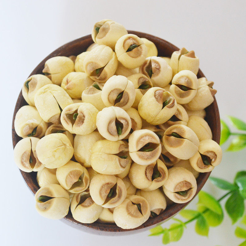 21 years fresh Fujian Jianning lotus seed not going to the core with heart, lotus seed with core lotus farmers self-produce 500g