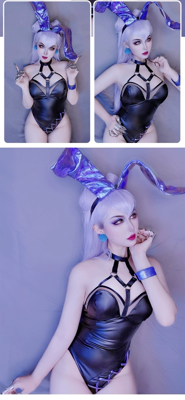 Lol Liên Minh Huyền Thoại Evelyn Bunny COS trang phục kda ALLOUT góa phụ cosplay trò chơi trang phục nữ