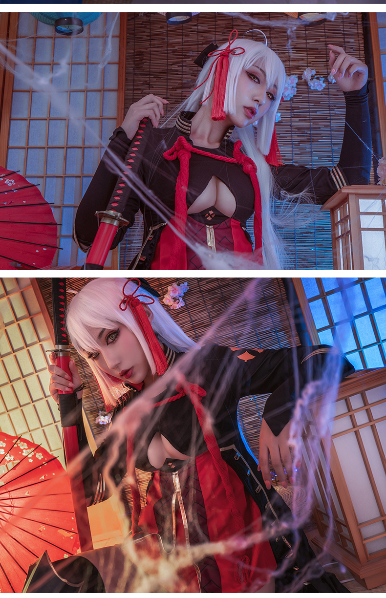 Noki FGO Fate Devil Saber Oda COS Trang phục thay đồ cosplay azur lane cosplay