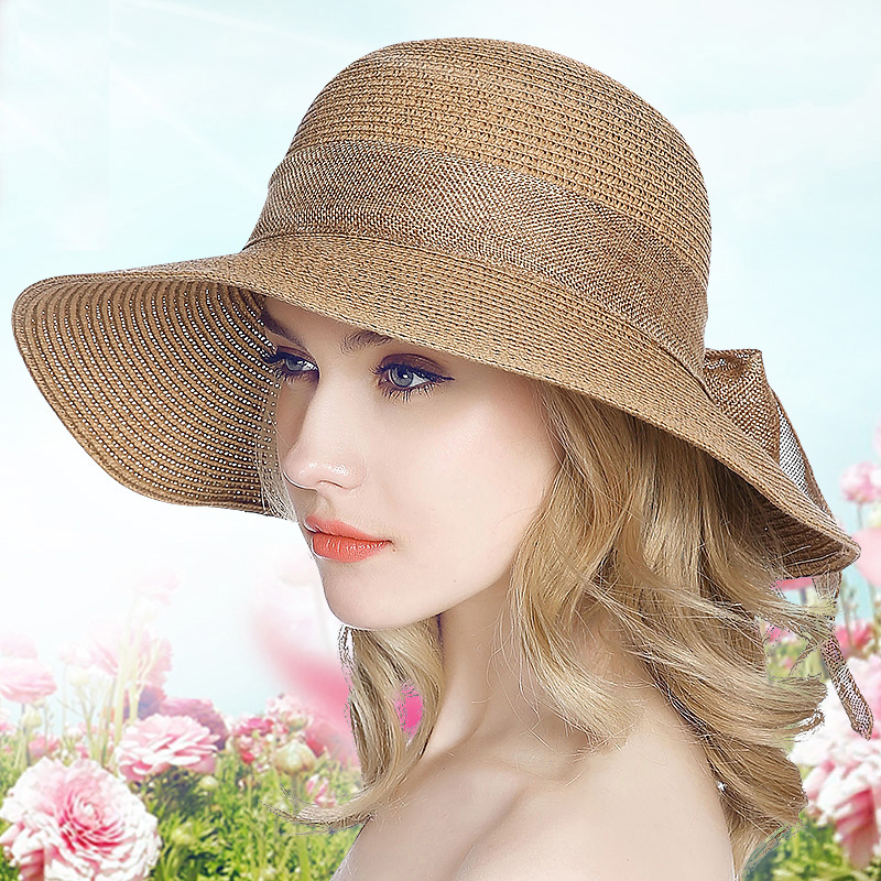 Sun hat women sunscreen anti-UV summer hat Fashion sunshade straw hat Korean version of the tide wild travel beach hat
