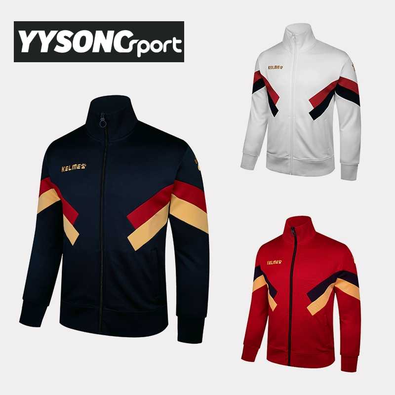 YY chính hãng kelme Kalmei 2018 mới thời trang retro áo khoác dài tay xu hướng thể thao 3881328 - Áo khoác thể thao / áo khoác