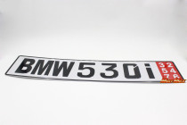 Japan Imitation Long Iron Card Decorated License Plate Hanging Tag Perimeter Model Bar Clothing Shop Casual Wall Decoration