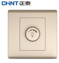  Zhengtai switch NEW7D Champagne gold dimming panel switch 86 type switch