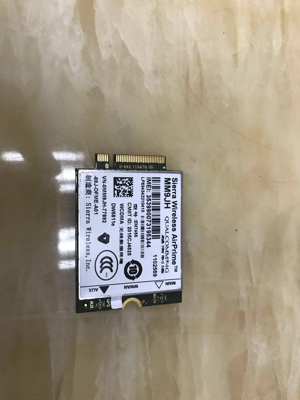 E7270E7470E7370E5570LTE4G network card module EM7455 DW5811E