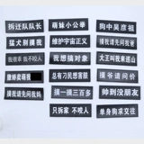 Qingcang Pet Dog Grap Kinsmer, личность магические наклейки K9 Past