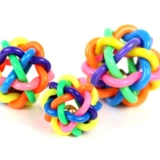 Резиновый мяч 12 -летний магазин шесть цветных резиновых шариков плюшевые щенки щенки щенки с измельченными зубами Большая собачья головоломка